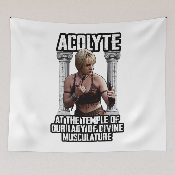 Item preview, Gabrielle, Acolyte At The Temple Of Our Lady Of Divine Musculature Classic designed and sold by hubertpaulsen.