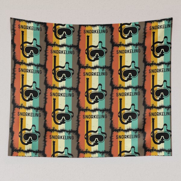 Item preview, Vintage Retro Diving Snorkeling designed and sold by thanhmaidesign.