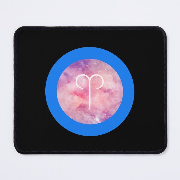 Item preview, Aries Watercolor Zodiac blue Horoscope Star Sign Gift designed and sold by Hyper-Field.