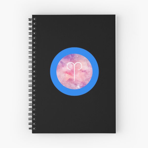 Item preview, Aries Watercolor Zodiac blue Horoscope Star Sign Gift designed and sold by Hyper-Field.