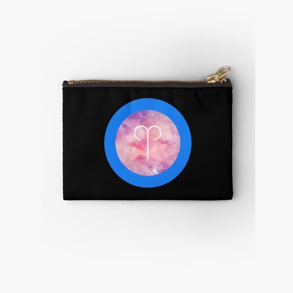 Item preview, Aries Watercolor Zodiac blue Horoscope Star Sign Gift designed and sold by Hyper-Field.