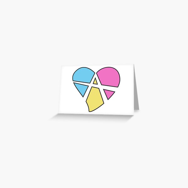 Relationship Anarchy Symbol Greeting Card
