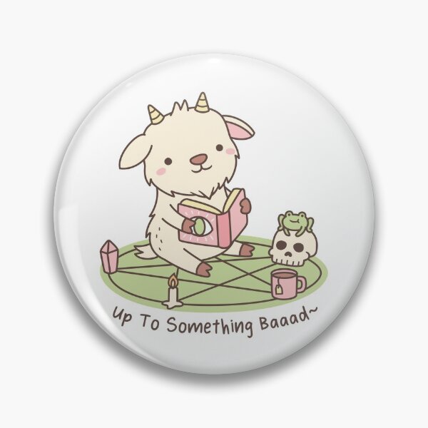 Item preview, Cute Goat Up To Something Baaad designed and sold by rustydoodle.