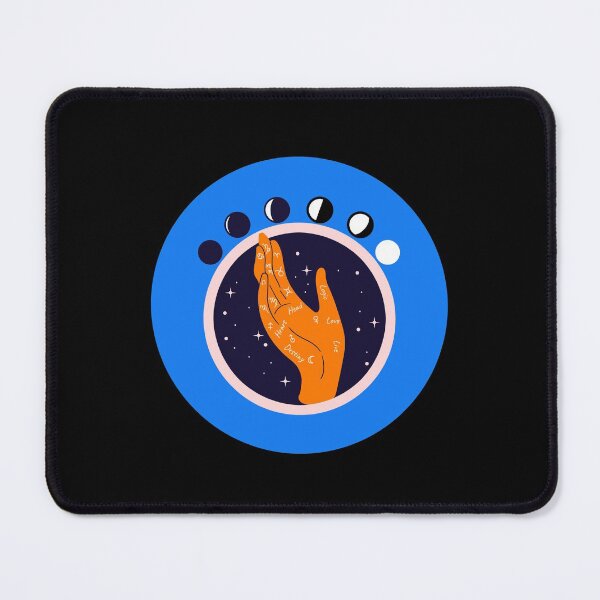 Item preview, Palm Reading Zodiac blue Horoscope Star Sign Gift designed and sold by Hyper-Field.