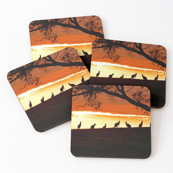Item preview, Socially Distanced Kangaroos.  Lancefield, Victoria.  Australia.  designed and sold by KYLIE MCKAY.