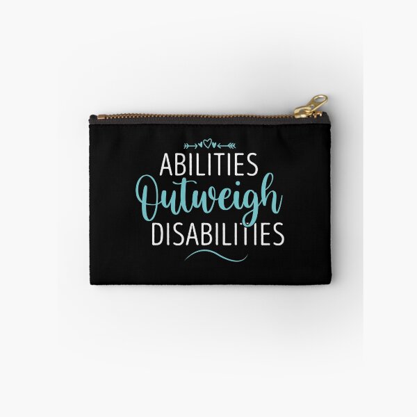 Item preview, Cute Abilities Outweigh Disabilities Autism Awareness Heart Gift Idea / Christmas Gifts designed and sold by Chamssou.