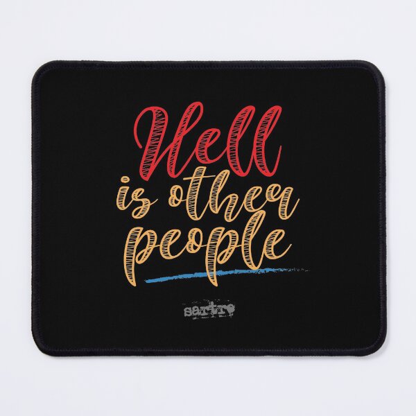 Item preview, SARTRE: HELL IS OTHER PEOPLE designed and sold by Madjack Tees Kiwi SuperStore.