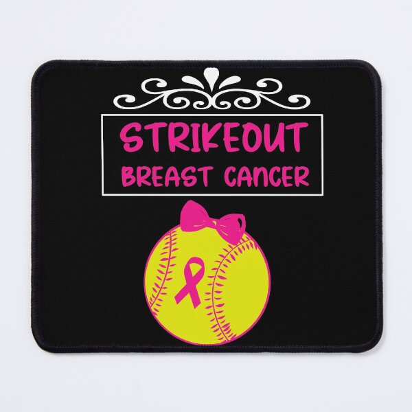 Artikelvorschau, Streichen Sie Brustkrebs-Bewusstseins-Softball für Frau, Mädchen, Oma, Mutter, Tochter, Geschenk entworfen und verkauft von zakariadesigner.