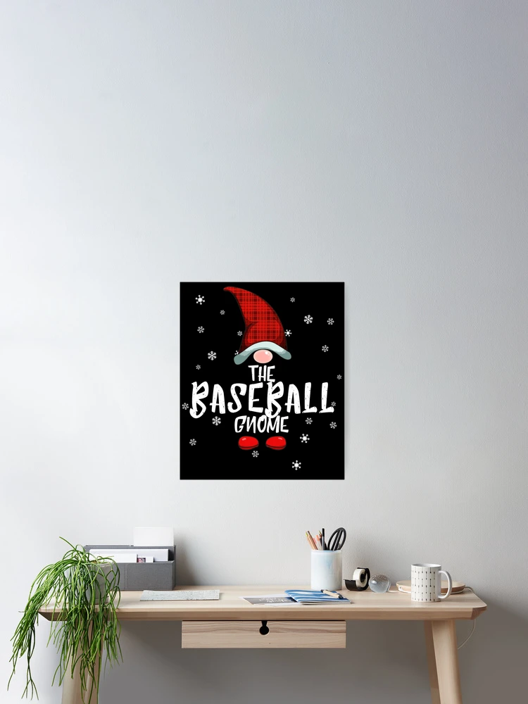 Imagen 2 de 3, Póster con la obra Baseball Gnome Family Christmas Pajama Baseball Gnome Gear, diseñada y vendida por DynamicDesign.