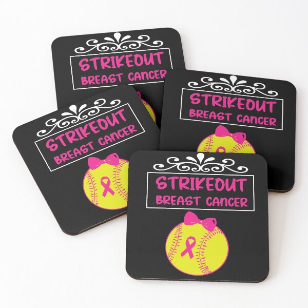 Item preview, Strike Out Breast Cancer Awareness Softball for woman,girls,granma,mother,daughter,gift  designed and sold by zakariadesigner.