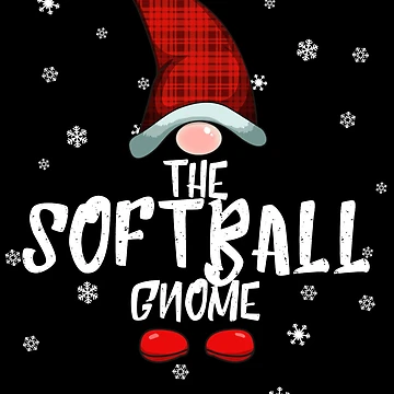Imagen de la obra Softball Gnome Family Christmas Pajama Softball Gnome Gear de DynamicDesign