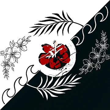 Artwork thumbnail, Hawaii Flower Pattern by SimpleLee
