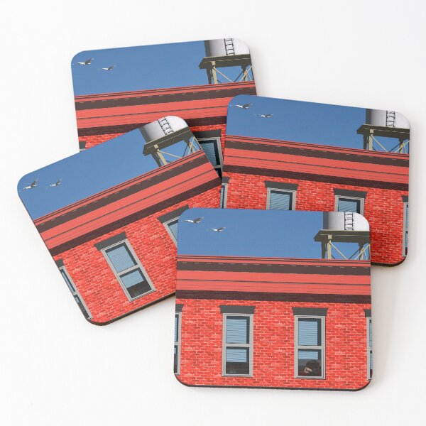 Item preview, Red building designed and sold by Luis J. de la Fuente.