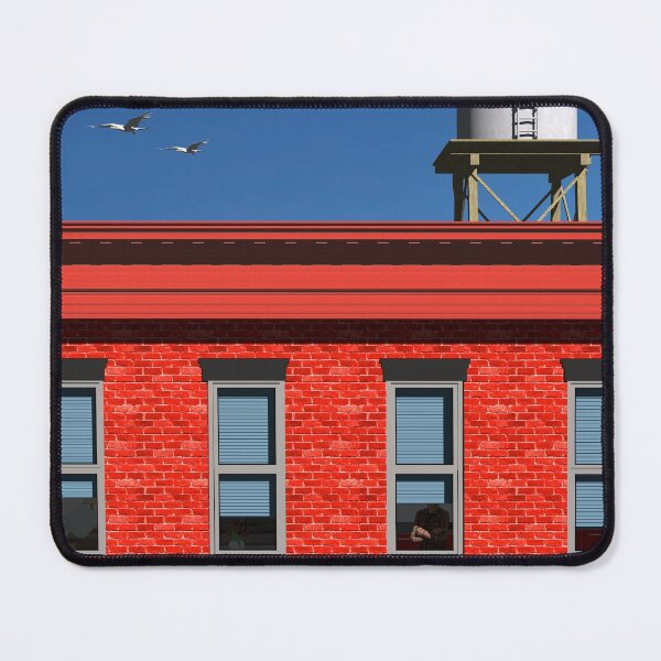 Item preview, Red building designed and sold by Luis J. de la Fuente.