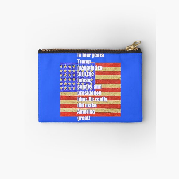 Item preview, In Four Years Trump Managed to Turn the House, the Senate and Presidency Blue... (Joke) T-Shirt designed and sold by CristalleLisa.