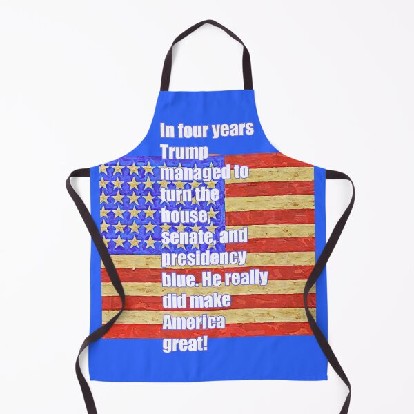 Item preview, In Four Years Trump Managed to Turn the House, the Senate and Presidency Blue... (Joke) T-Shirt designed and sold by CristalleLisa.