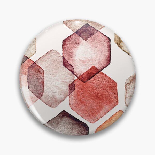 Item preview, Autumn Bokeh - Watercolour Hexagons designed and sold by Tangerine-Tane.