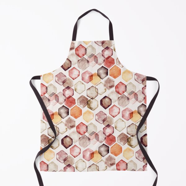 Item preview, Autumn Bokeh - Watercolour Hexagons designed and sold by Tangerine-Tane.