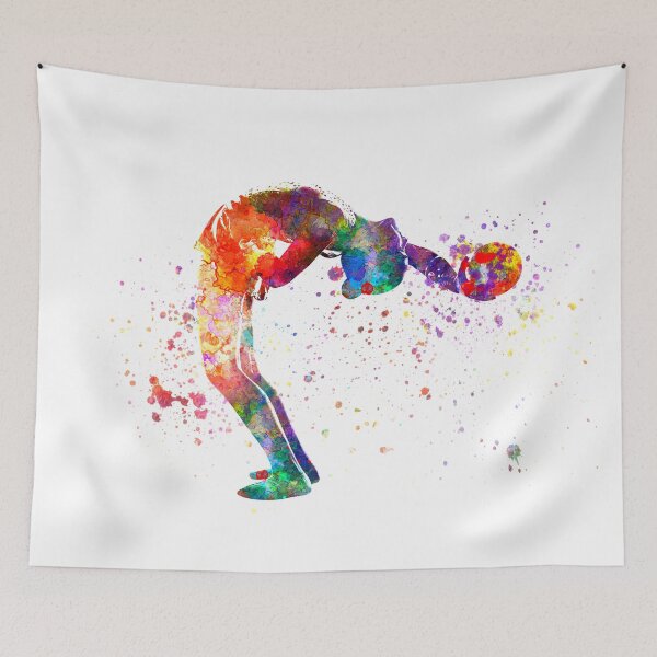 Item preview,  Rhythmic gymnastics in watercolor designed and sold by paulrommer.