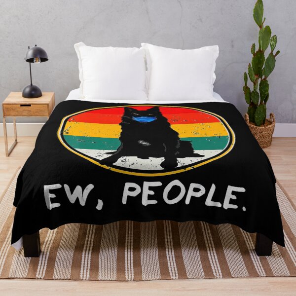 Item preview, Vintage Ew People Belgian Sheepdog Dog Wearing Face Mask designed and sold by BegayStore.