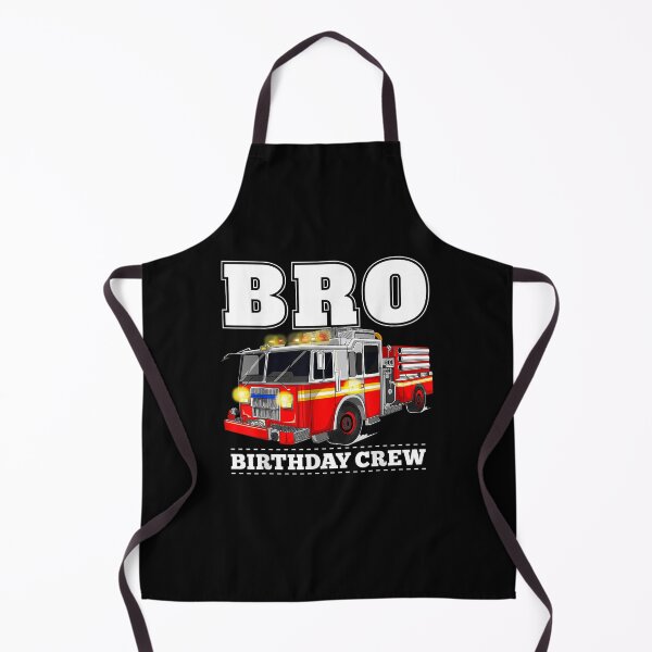 Item preview, Bro Birthday Crew Brother Fire Truck Firefighter Fireman designed and sold by SeyedshiNaia.