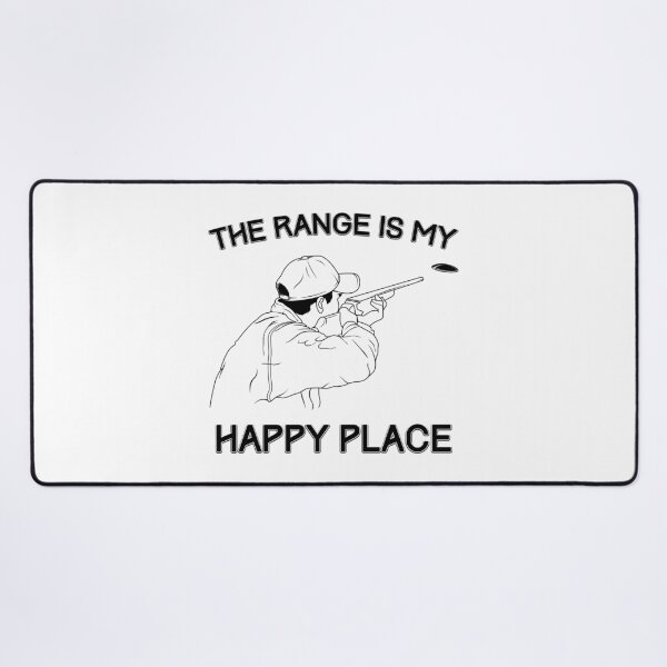 Item preview, Funny The Range Is My Happy Place Gun Lover graphic designed and sold by jakehughes2015.