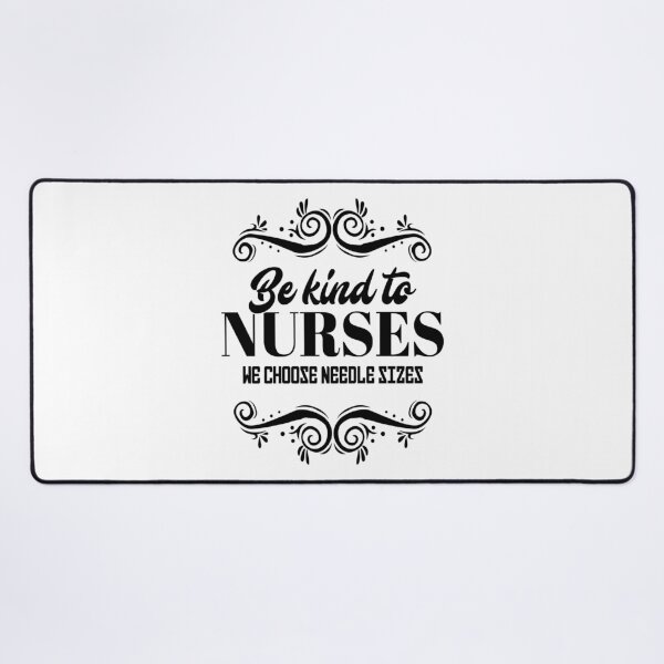Item preview, Womens Funny Be Kind To Nurses We Choose Needle Sizes V-Neck design designed and sold by jakehughes2015.