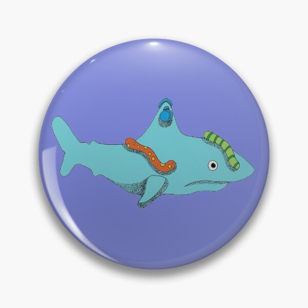 Item preview, Crawling Caterpillars and Startled Shark designed and sold by AnnieHines.