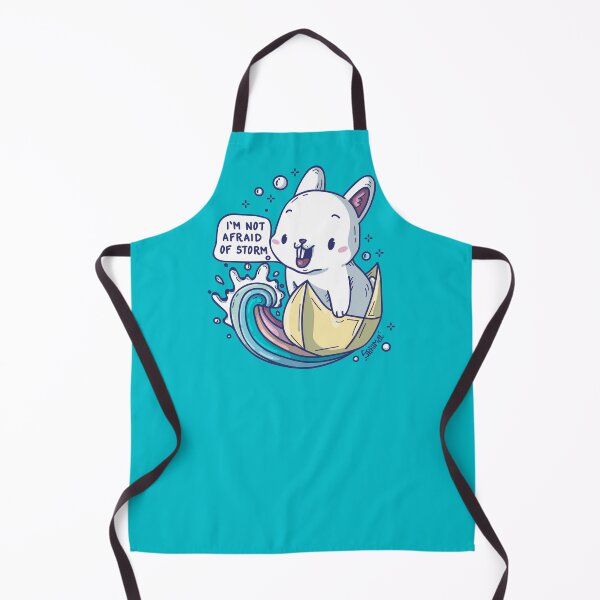 Item preview, Kawaii Cute bunny with Vessel saying "I'm not afraid of Storm" designed and sold by SPIRIMAL.