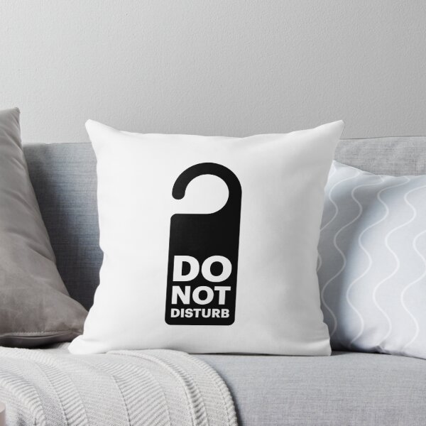 Item preview, Do Not Disturb (Black on White) designed and sold by STUDIO-72.