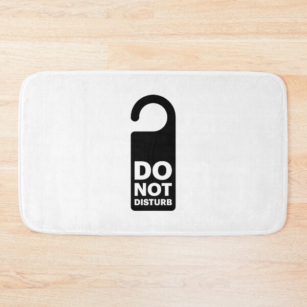 Item preview, Do Not Disturb (Black on White) designed and sold by STUDIO-72.
