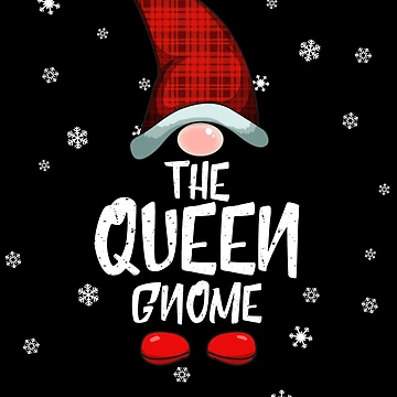 Imagen de la obra Queen Gnome Family Christmas Pajama Queen Gnome Gear de DynamicDesign