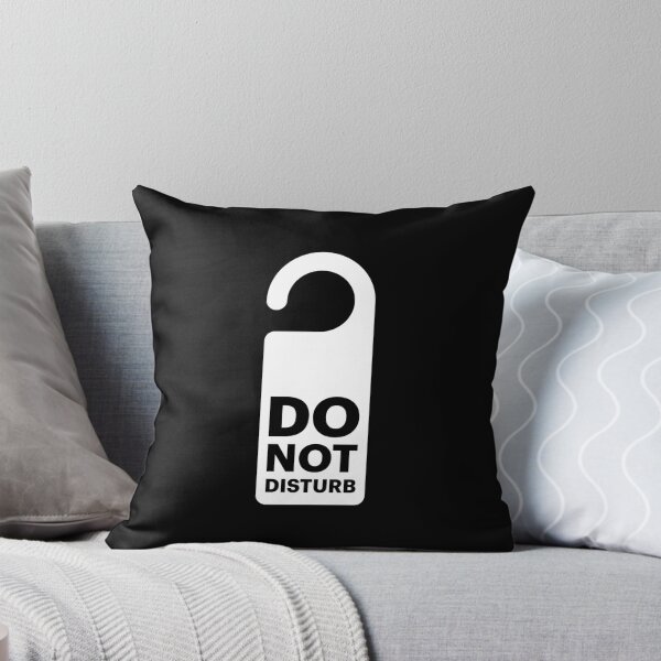 Item preview, Do Not Disturb (White on Black) designed and sold by STUDIO-72.
