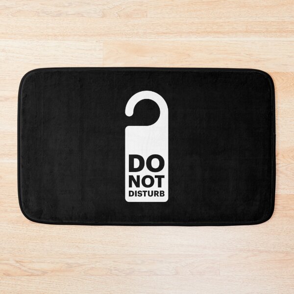 Item preview, Do Not Disturb (White on Black) designed and sold by STUDIO-72.