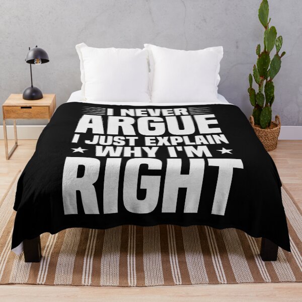 Item preview, I Never Argue I Just Explain Why I'm Right Funny Saying for mom / Christmas Gifts / Vintage Design designed and sold by Chamssou.