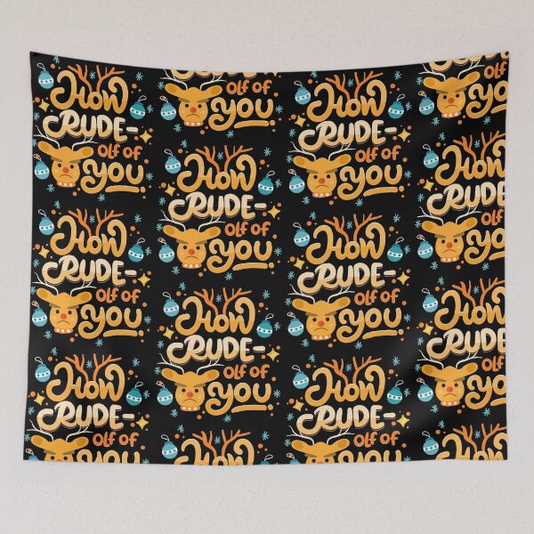 Item preview, How Rude-Olf Of You - Christmas Pun designed and sold by anziehend.