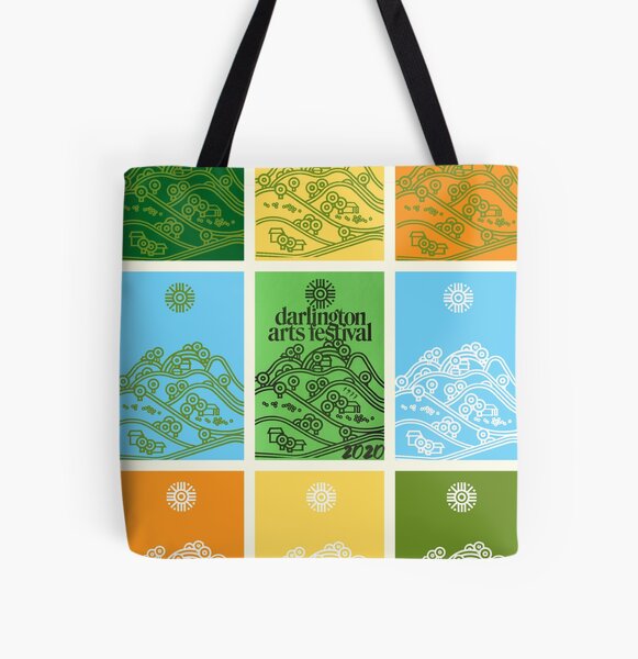 2020 Darlington Arts Festival edition contemporary design All Over Print Tote Bag