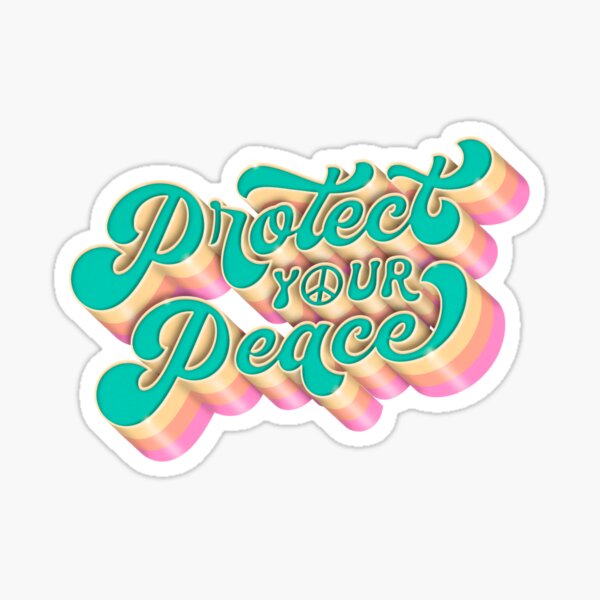 Item preview, Protect your peace designed and sold by FocusAndFlow.