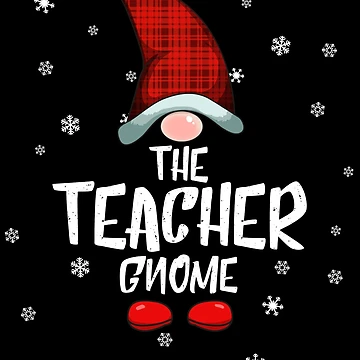 Imagen de la obra Teacher Gnome Family Christmas Pajama Teacher Gnome Gear de DynamicDesign