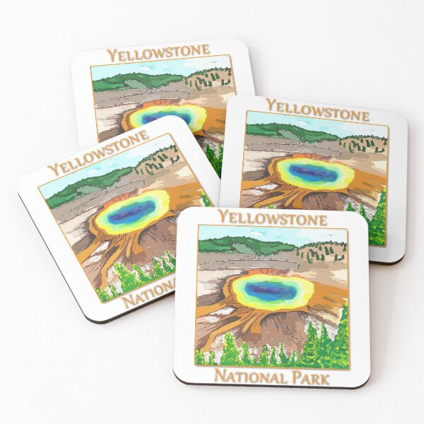 Artikelvorschau, Grand Prismatic Springs im Yellowstone-Nationalpark – WelshDesigns entworfen und verkauft von welshdesigns.