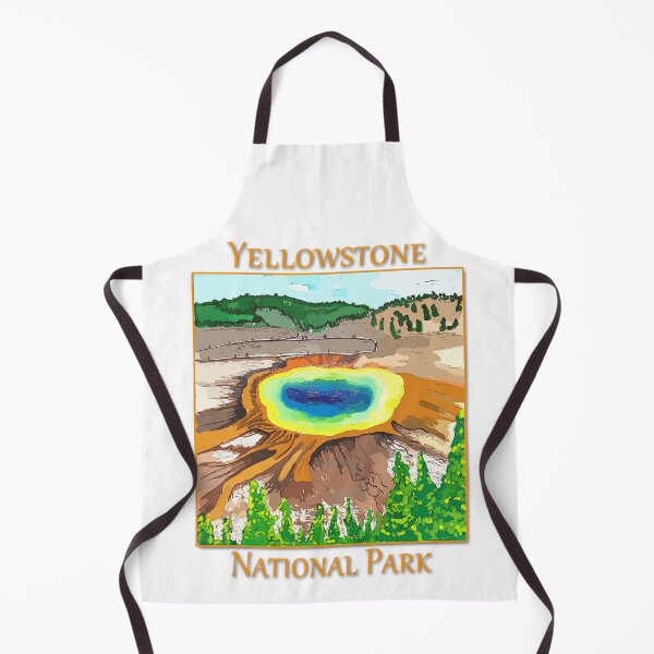 Item preview, Grand Prismatic Springs in Yellowstone National Park - WelshDesigns designed and sold by welshdesigns.