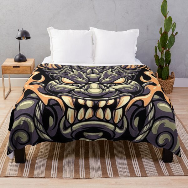 Item preview, Oni Mask Japanese Culture Art M ByTe designed and sold by Bubu World.