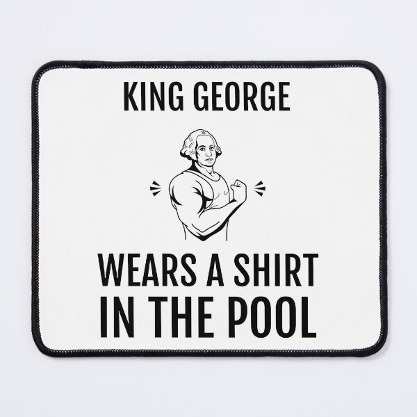 Item preview, Funny George Washington King George Wears A product In Pool Tank Top designed and sold by jakehughes2015.