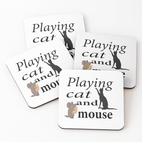 Item preview, playing cat  and mouse,Fanny Cat,  halloween happy  , fanny halloween baby boo halloween ,Ghost Of Disapproval, cutes fanny family gift idea for mom ,dad et siblings slim fit t-shirt   designed and sold by darishoping.