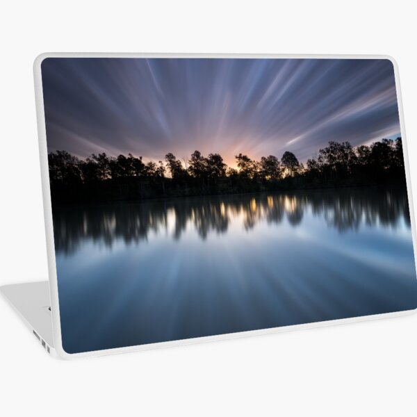 "Warp 10" ∞ Brisbane River, QLD - Australia Laptop Skin