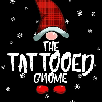 Imagen de la obra Tattooed Gnome Family Christmas Pajama Tattooed Gnome Gear de DynamicDesign