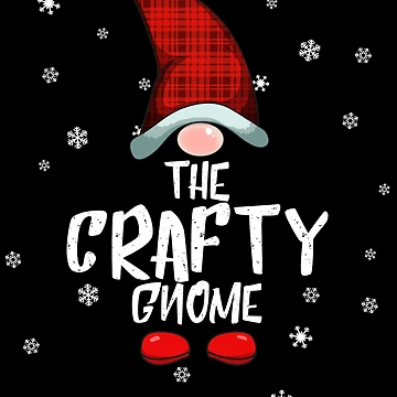 Imagen de la obra Crafty Gnome Family Christmas Pajama Crafty Gnome Gear de DynamicDesign