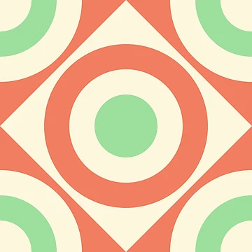 Artwork thumbnail, Geometric Pattern: Rondel Diamond: Hub by Red Wolf