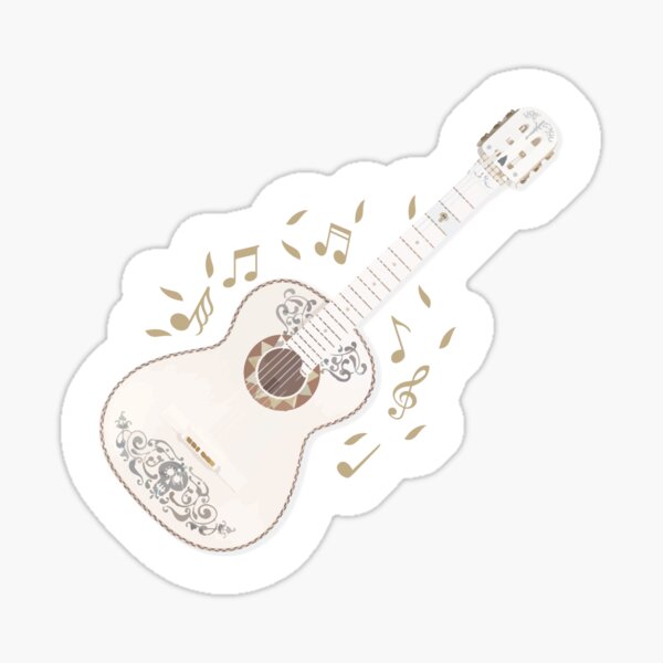 Coco guitar Sticker and Accessories Sticker for Sale by ModernMix
