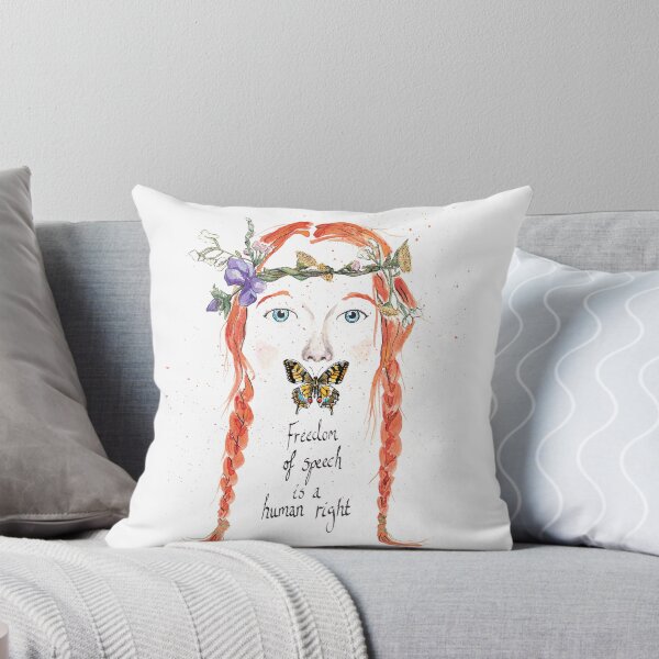 Item preview, Anne - Free Speech designed and sold by AdeleArtPrints.